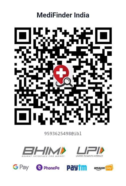 MediFinder India UPI QR Code